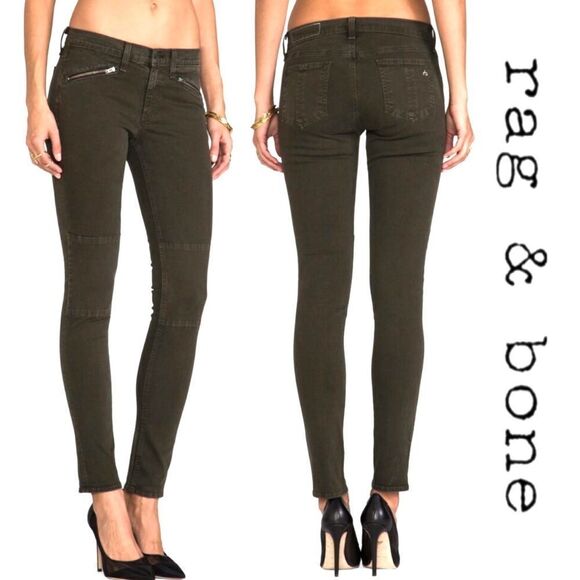 Rag & Bone Ridley Moto Jeans - Picture 1 of 8